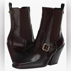 Sam Edelman Women's Suzette Buckle Western Bootie-NWT-size 9.5